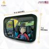 imageEcoNour Baby Car Mirror  115 x 75 inches Safety Seat Mirror for Rear Facing Infant with 360 Degree Rotatable Shatterproof Design  Monitor Your Child While Driving