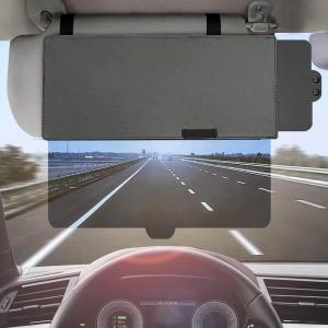 imageEcoNour Polarized Sun Visor Extender for Car 2 Pack  AntiGlare Visor Extension for Sun Blocker  Protects from UV Rays  Sunshade Extender for Automotive Interior Sun Protection Accessories