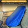 imageEcoNour Baby Car Seat Sun Shade Cover  Infant Carseat Heat Protector Keeps Toddler Seat at a Cool Temperature  Reflective car seat Sunshade Blocks Out Heat  Baby Travel AccessoriesBlue