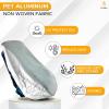 imageEcoNour Baby Car Seat Sun Shade Cover  Infant Carseat Heat Protector Keeps Toddler Seat at a Cool Temperature  Reflective car seat Sunshade Blocks Out Heat  Baby Travel AccessoriesSilver