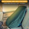 imageEcoNour Baby Car Seat Sun Shade Cover  Infant Carseat Heat Protector Keeps Toddler Seat at a Cool Temperature  Reflective car seat Sunshade Blocks Out Heat  Baby Travel AccessoriesGreen