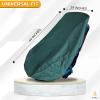 imageEcoNour Baby Car Seat Sun Shade Cover  Infant Carseat Heat Protector Keeps Toddler Seat at a Cool Temperature  Reflective car seat Sunshade Blocks Out Heat  Baby Travel AccessoriesGreen