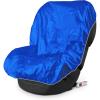 imageEcoNour Baby Car Seat Sun Shade Cover  Infant Carseat Heat Protector Keeps Toddler Seat at a Cool Temperature  Reflective car seat Sunshade Blocks Out Heat  Baby Travel AccessoriesBlue