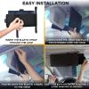 imageEcoNour Upgraded Car Visor Extender Sun Blocker  Polarized AntiGlare Car Windshield Visor Extension Offers Sun Glare Protection for Safe Driving  Driver and Passenger Side Sun Visor ExtenderTransparent  Polarized