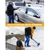 imageEcoNour 49quot Snow Broom with Ice Scraper for Car Windshield ampamp Windows  Scratch Free Snow Brush for Cars Trucks ampamp SUVs  Long Head Snow Rake Remover Perfect for Home and Car Roof62